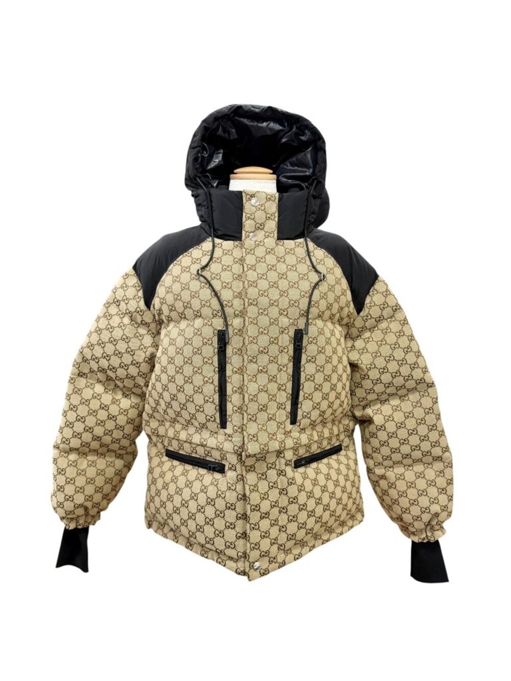Gucci GG Canvas 2-Way Cropped Bomber Jacket Down 38